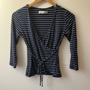 Abercrombie & Fitch Faux Wrap Top